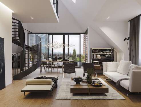Foto - Wohnung zum Kaufen in Düsseldorf 1.500.000,00 € 210 m²