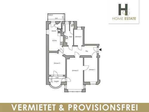 Foto - Wohnung zum Kaufen in Leipzig 400.000,00 € 100 m²