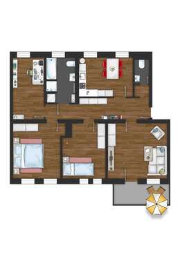 Foto - Wohnung zum Mieten in Plauen 734,24 € 94.74 m²