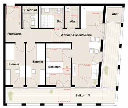 Foto - Wohnung zum Kaufen in Landau 483.560,00 € 109.9 m²