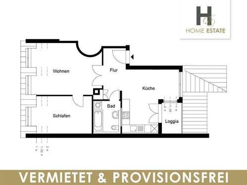 Foto - Wohnung zum Kaufen in Leipzig 210.000,00 € 70 m²