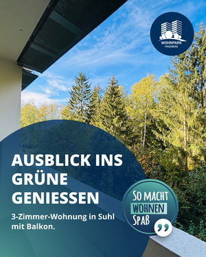 Foto - Wohnung zum Mieten in Suhl 300,00 € 57.7 m²