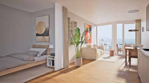 Foto - Wohnung zum Kaufen in Konstanz 253.500,00 € 33.8 m²