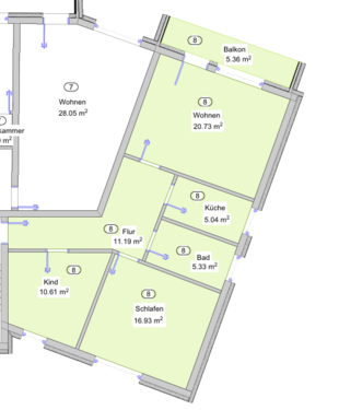 Foto - Wohnung zum Mieten in Lampertheim 900,00 € 72 m²