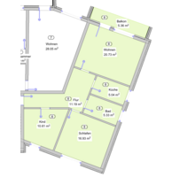 Wohnung zum Mieten in Lampertheim 900,00 € 72 m²