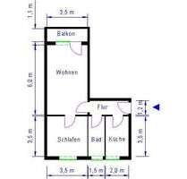 Wohnung zum Mieten in Magdeburg 306,96 € 51.16 m² Wohnung zum Mieten in Magdeburg 306,96 € 51.16 m²