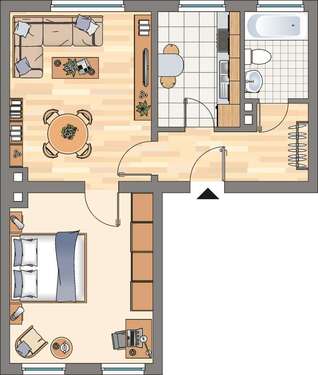 Foto - Wohnung zum Mieten in Castrop-Rauxel 449,00 € 50 m²