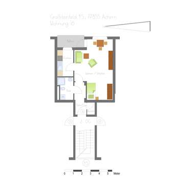 Foto - Wohnung zum Mieten in Achern 362,00 € 42.57 m²