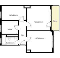 Wohnung zum Mieten in Dortmund 459,00 € 62 m²