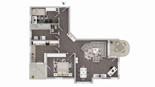 Foto - Wohnung zum Kaufen in Künzelsau 250.000,00 € 90.25 m²