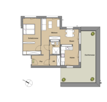 Wohnung zum Mieten in Leverkusen 1.190,00 € 78 m²