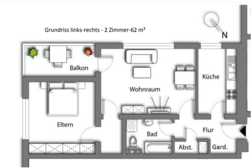 Foto - Wohnung zum Kaufen in Meinerzhagen 119.000,00 € 62 m²