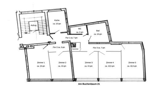 Foto - Wohnung zum Mieten in Duisburg 900,00 € 114 m²