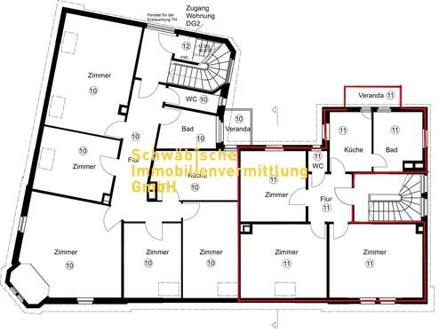Foto - Wohnung zum Kaufen in Stuttgart 173.900,00 € 66.63 m²