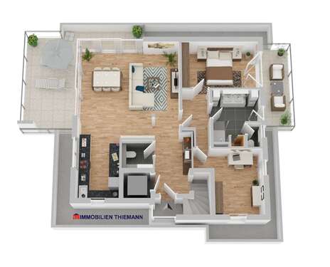 Foto - Wohnung zum Kaufen in Bottrop Fuhlenbrock 735.000,00 € 130.29 m²