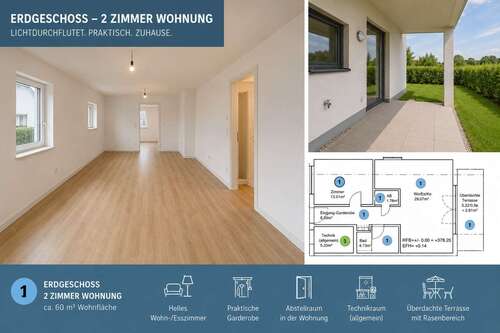 Foto - Wohnung zum Kaufen in Gaisbach 279.000,00 € 60 m²