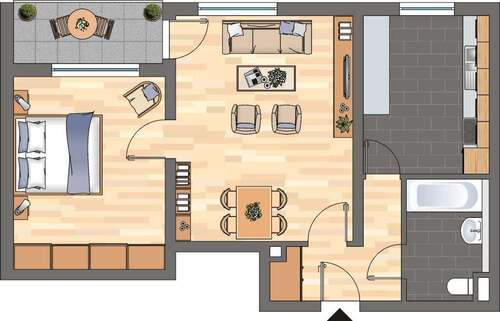 Foto - Wohnung zum Mieten in Haßloch 393,52 € 56.81 m²