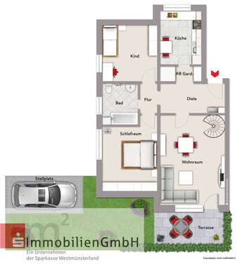 Foto - Wohnung zum Kaufen in Dorsten 179.900,00 € 86 m²