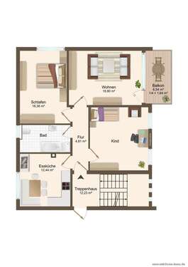 Foto - Wohnung zum Kaufen in Meschede 150.000,00 € 77 m²