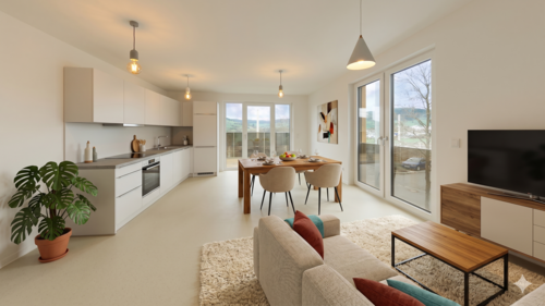 Foto - Wohnung zum Mieten in Jena 1.100,00 € 73.31 m²