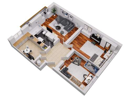 Foto - Wohnung zum Kaufen in Ludwigshafen am Rhein 374.000,00 € 106.77 m²