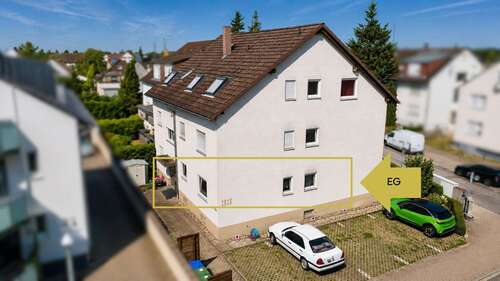 Foto - Wohnung zum Kaufen in Eggenstein-Leopoldshafen 209.000,00 € 54 m²