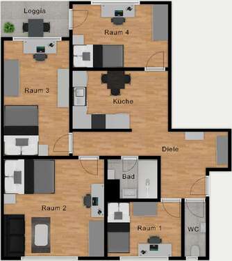 Foto - WG-Zimmer in München 740,00 € 8 m²