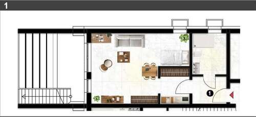 Foto - Wohnung zum Kaufen in Köln - Niehl 289.900,00 € 50 m²