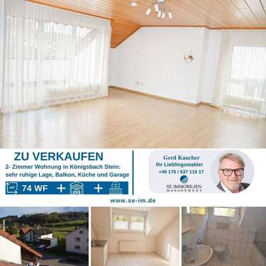 Foto - Wohnung zum Kaufen in Königsbach-Stein 245.000,00 € 74.8 m²