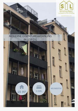 Foto - Wohnung zum Kaufen in Leipzig 199.000,00 € 49 m²