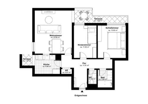 Foto - Wohnung zum Kaufen in München 440.000,00 € 79.6 m²