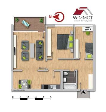 Foto - Wohnung zum Kaufen in Grenzach-Wyhlen 198.000,00 € 83 m²