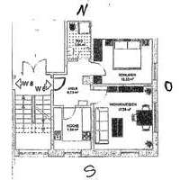 Wohnung zum Mieten in Unterwaldhausen 595,00 € 48 m²