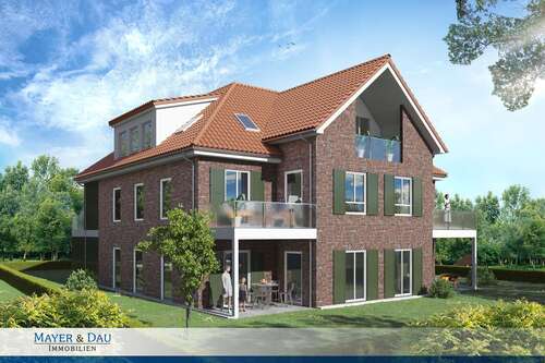 Foto - Wohnung zum Mieten in Rastede 890,00 € 67.5 m²