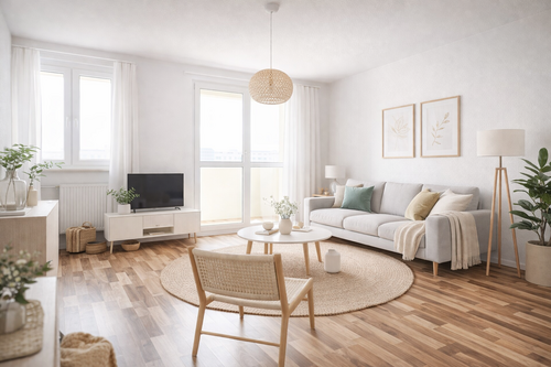 Foto - Wohnung zum Mieten in Halle 380,00 € 57.21 m²