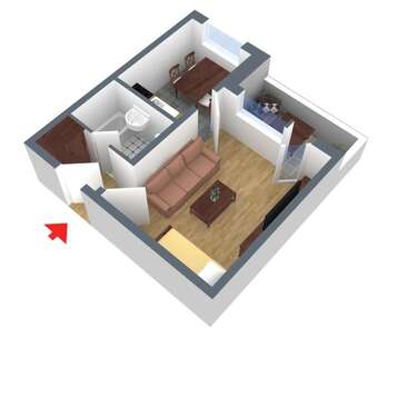 Foto - Wohnung zum Mieten in Zeitz 195,00 € 31 m²