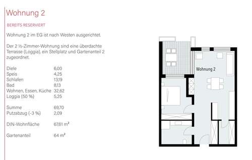Foto - Wohnung zum Kaufen in Böbingen 275.500,00 € 67.61 m²