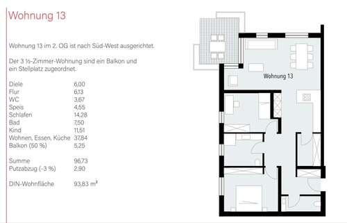Foto - Wohnung zum Kaufen in Böbingen 378.800,00 € 93.83 m²