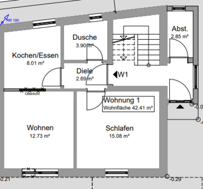 Foto - Wohnung zum Kaufen in Eggenfelden 291.000,00 € 72.78 m²