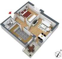 Wohnung zum Mieten in Hamburg 625,00 € 54 m²