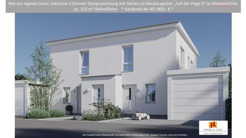 Foto - Wohnung zum Kaufen in Allendorf (Lumda) 407.800,00 € 114 m²