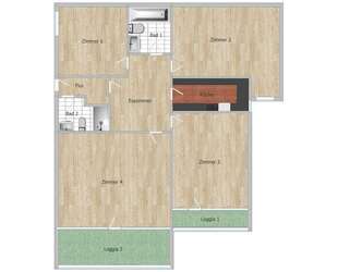 Wohnung zum Mieten in Karlsruhe 2.125,00 € 120 m²
