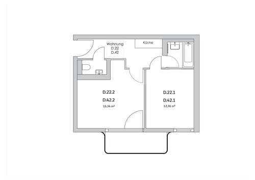 Foto - WG-Zimmer in Berlin 740,00 € 12 m²