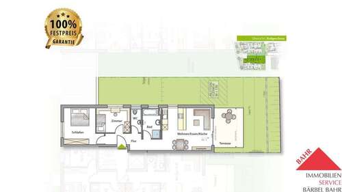 Foto - Wohnung zum Kaufen in Weil im Schönbuch 459.000,00 € 76 m²