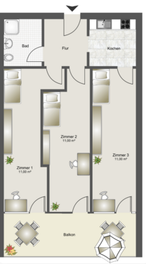 Foto - WG-Zimmer in München 750,00 € 10 m²