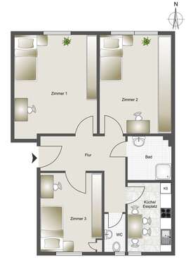 Foto - WG-Zimmer in München 750,00 € 10 m²