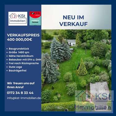 Foto - Grundstück zu verkaufen in Leipzig Probstheida 400.000,00 € 1480 m²