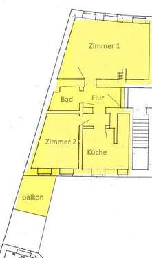 Foto - Wohnung zum Mieten in Halle 663,00 € 78 m²