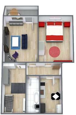 Foto - Wohnung zum Mieten in Wernigerode 421,40 € 60.2 m²