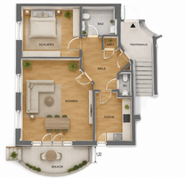 Wohnung zum Kaufen in Babelsberg 370.000,00 € 64 m²